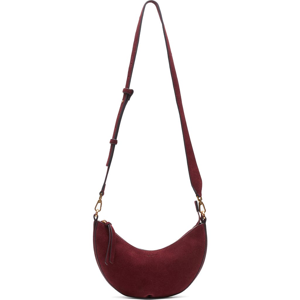 Rag & Bone Alix Leather Crossbody Bag In Burgundy