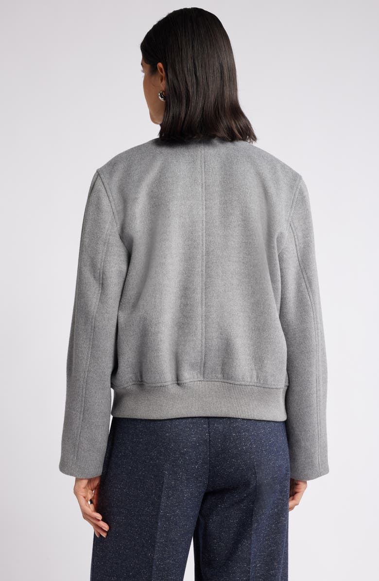 Nordstrom Brushed Bomber Jacket, Alternate, color, 