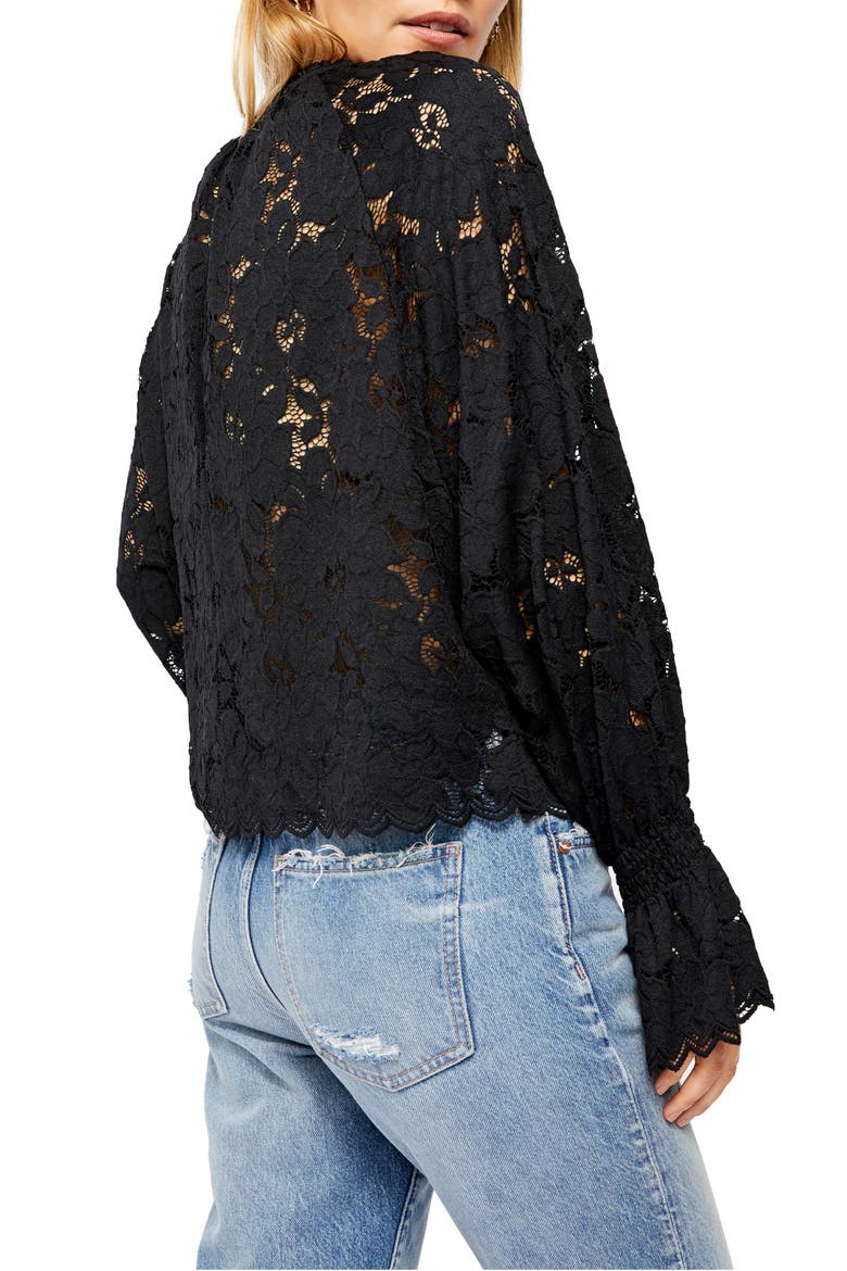 Olivia Lace Top, Alternate, color, BLACK