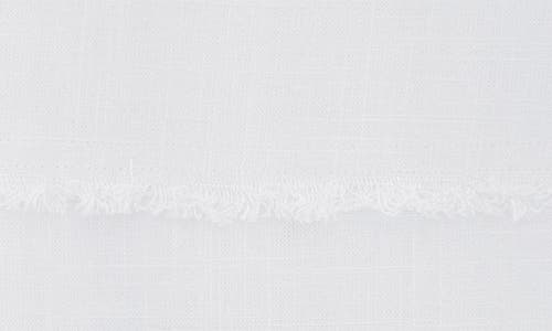 Pom Pom At Home Frayed Edge Sheet Set In White