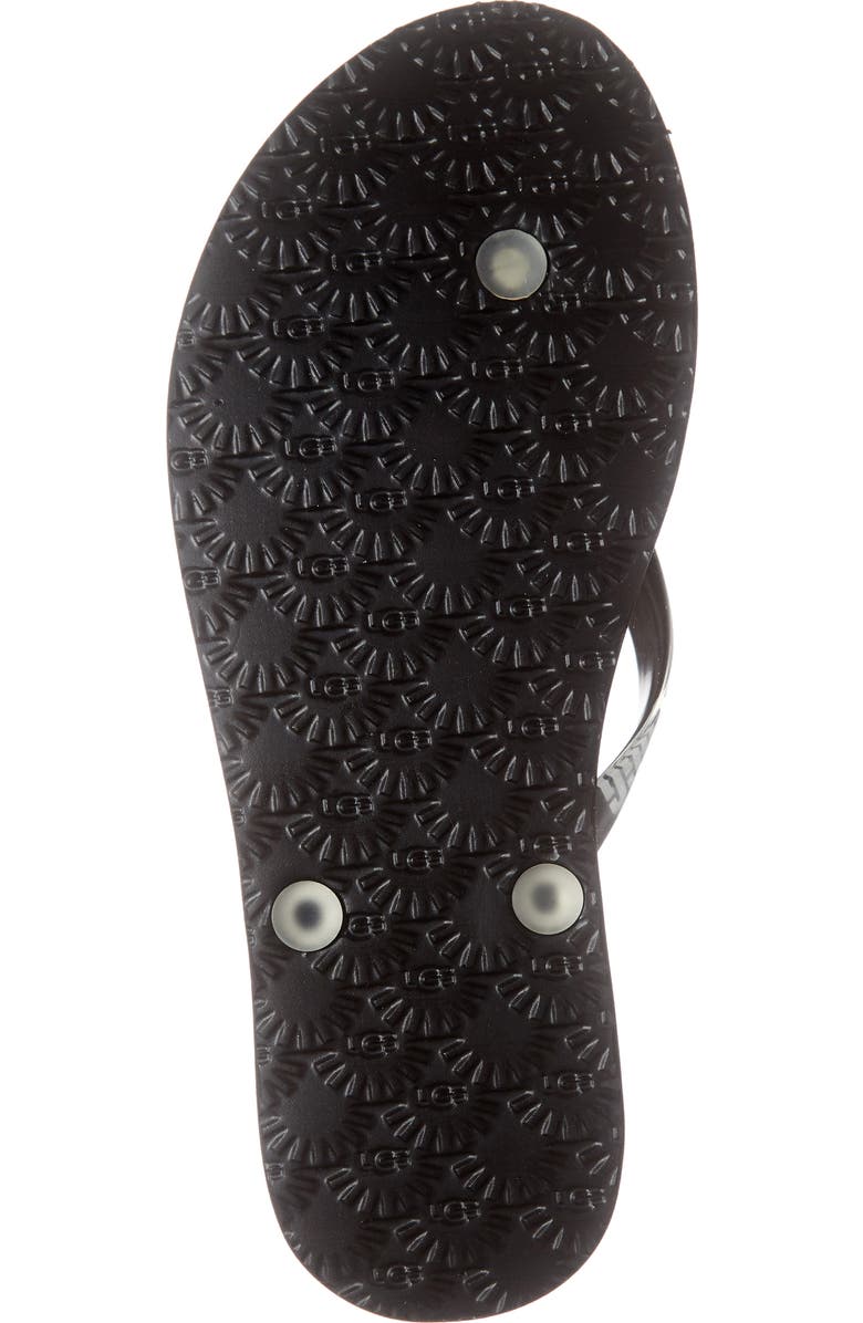 UGG<sup>®</sup> Simi Logo Flip Flop, Alternate, color,