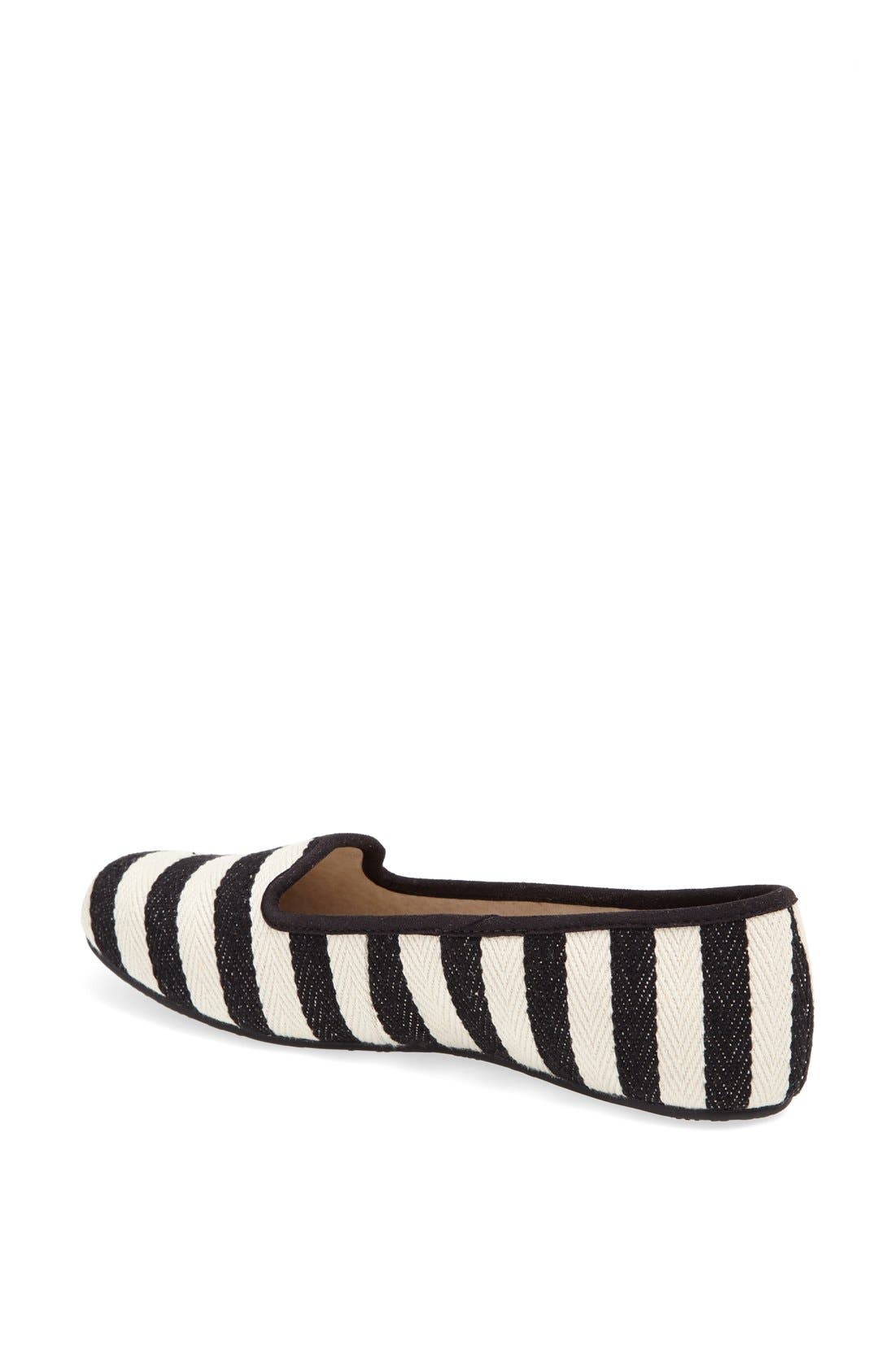 Australia 'Alloway Stripe' Flat, Alternate, color, BLACK