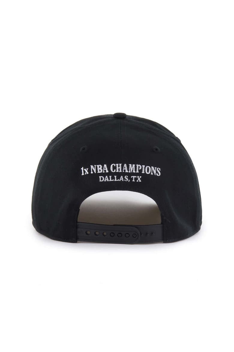Men's '47 Black Dallas Mavericks Every Time Past Champs Hitch Adjustable Hat, Alternate, color, Black