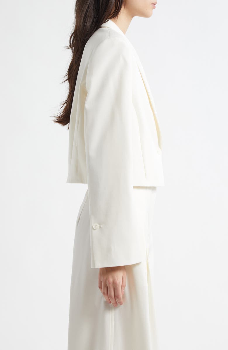 TWP Stretch Cotton & Wool Blazer with Pleat Placket, Alternate, color, 