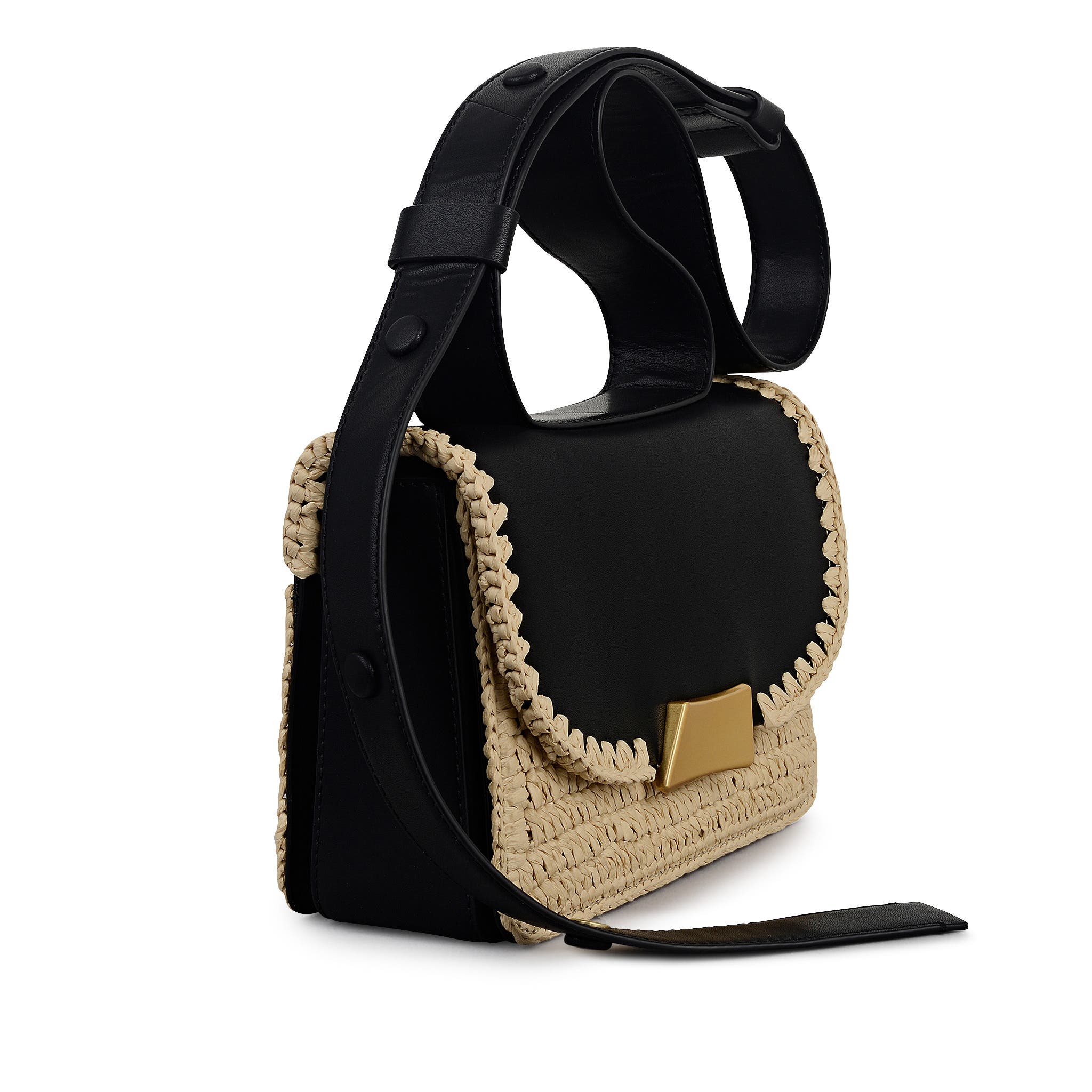 Radley The Belsize - Raffia Small Flapover Crossbody Bag, Alternate, color, Natural