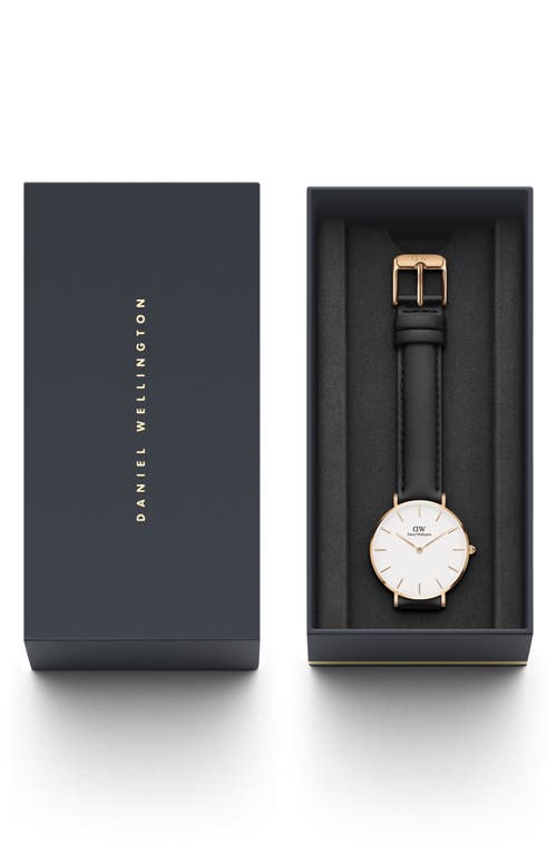 Daniel Wellington Classic Petite Leather Strap Watch, 32mm In Multi
