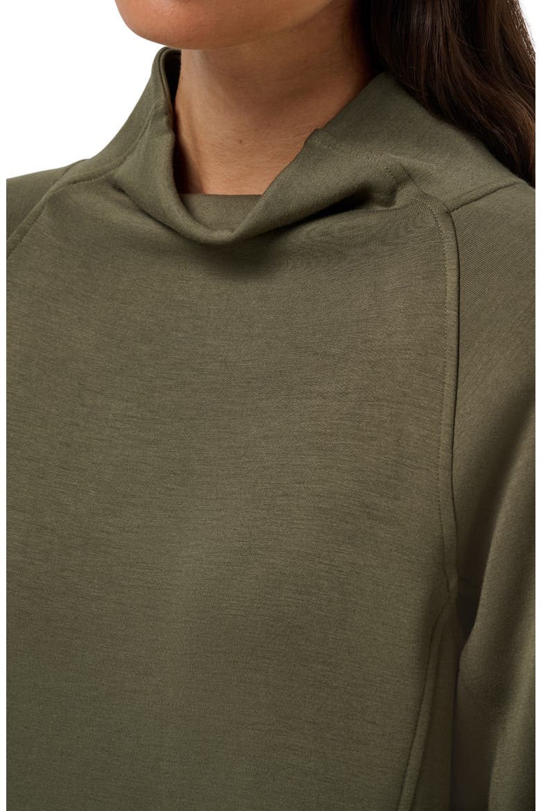 Skyloft Soft Funnel Neck Sweatshirt, Alternate, color, GRAPE LEAF