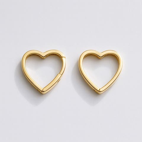 The Bellamy Heartline Hoops
