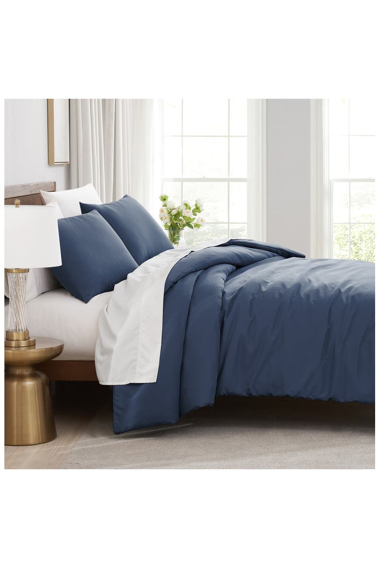 Vilano Springs Duvet Cover Set, Alternate, color, DARK BLUE