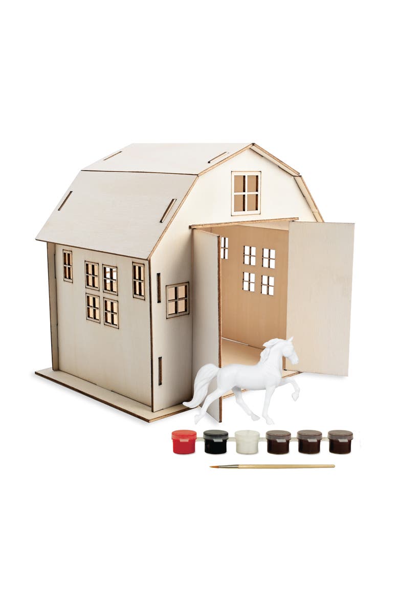 Paint Your Own Barn And Horse, Main, color, Off-White