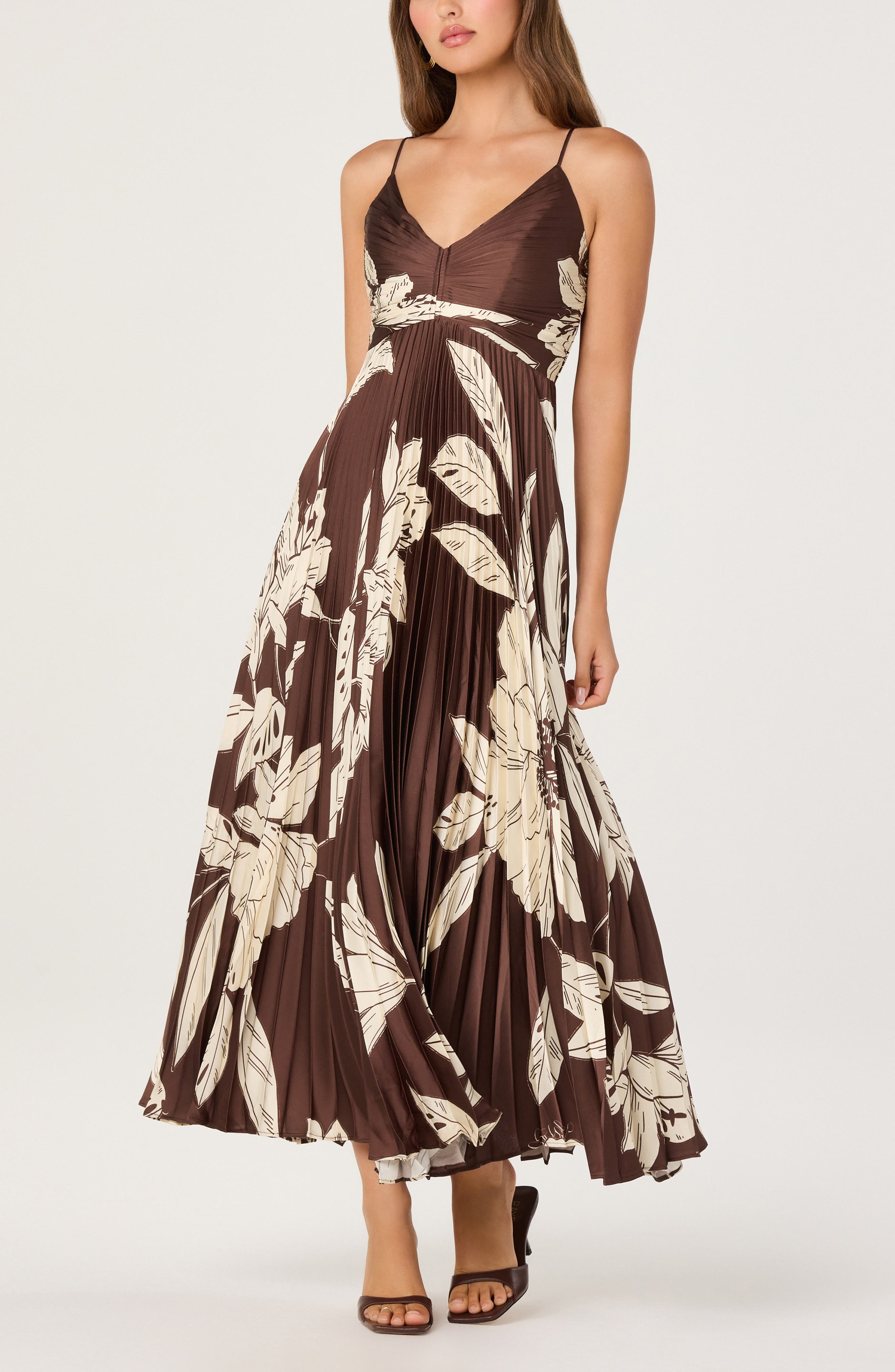 selected BROWN FLORAL