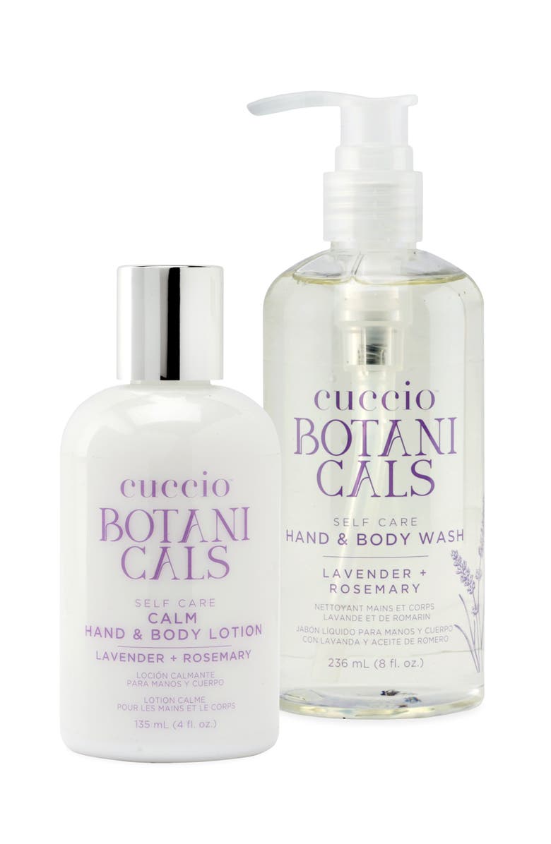 Cuccio Botanicals Lavender + Rosemary Hand & Body Essentials Set, Main, color, N/A
