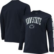 Champion Men's Champion Navy Penn State Nittany Lions Big & Tall 2-Hit Long Sleeve T-Shirt