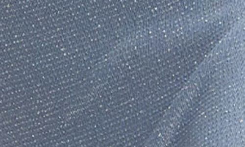 Dress The Population Summer Metallic Gown In Ice Blue Multi