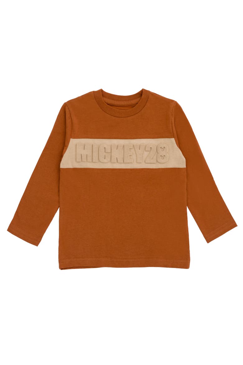 Mickey Mouse Long Sleeve T-Shirt & Pants Set, Alternate, color, Burnt Orange
