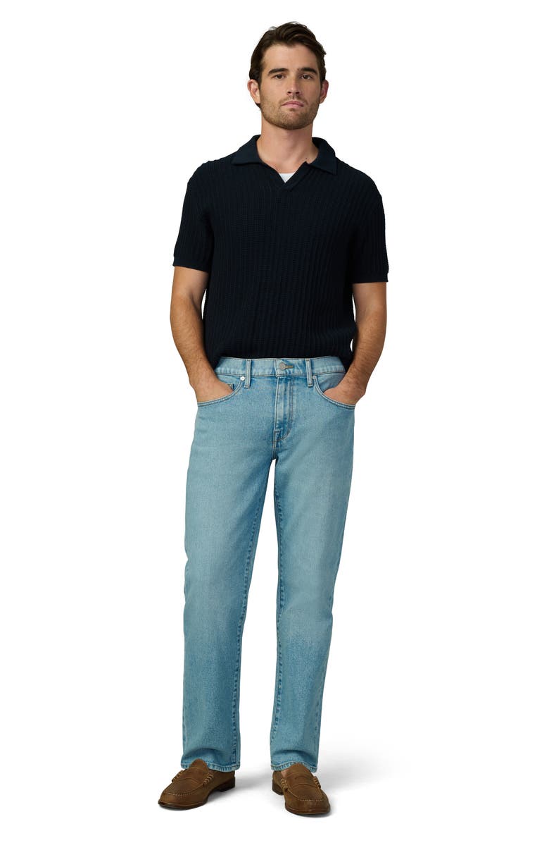 Joe's Textured Johnny Collar Polo, Alternate, color, True Navy