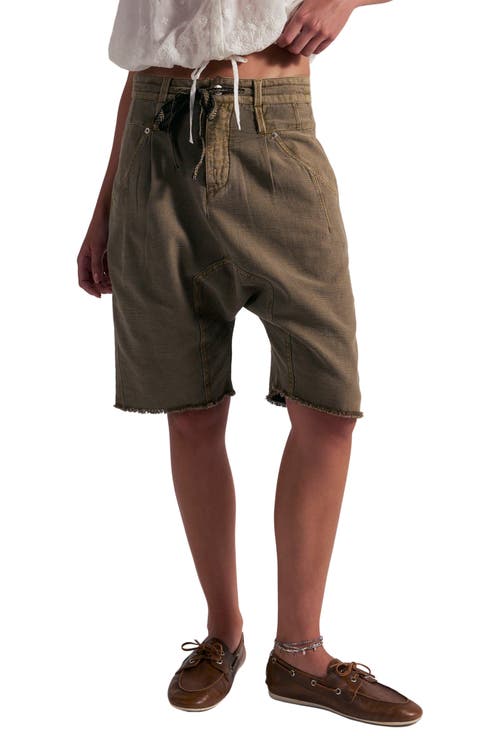 Sage Tie Waist Shorts
