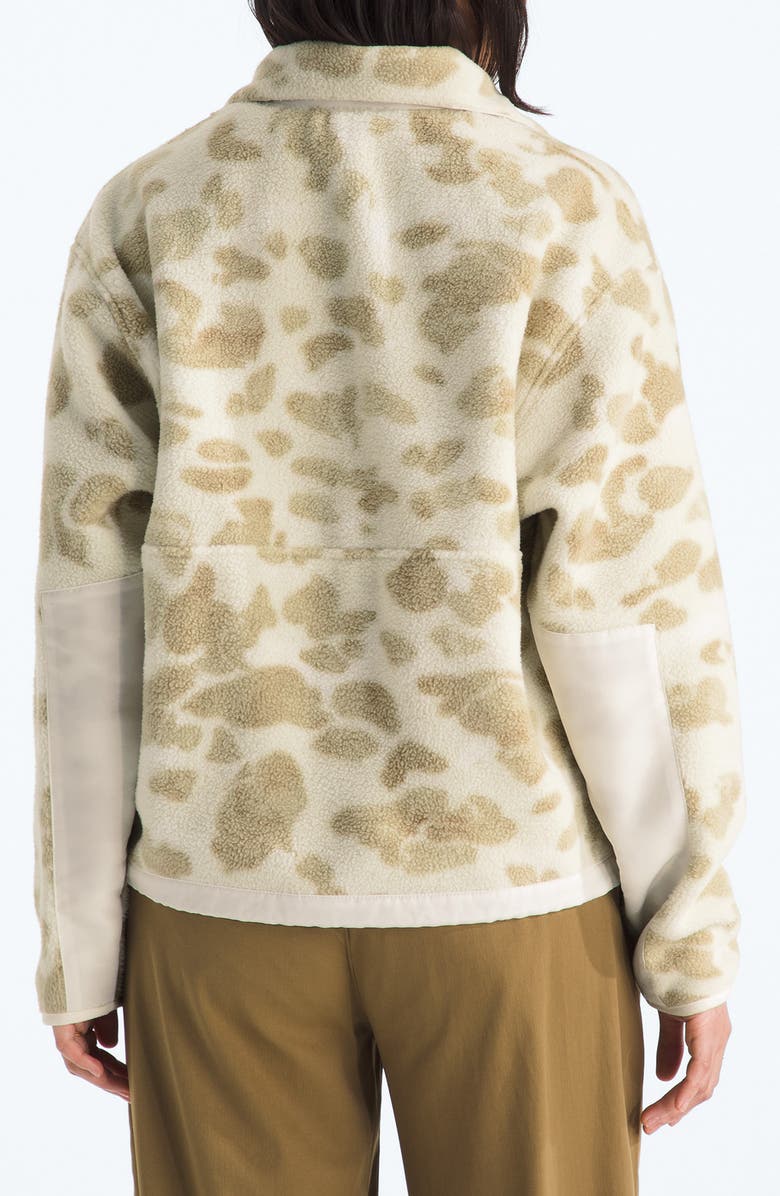 The North Face Yumiori Off Peak Full Zip Fleece Jacket, Alternate, color, Pale Khaki Heritage Print