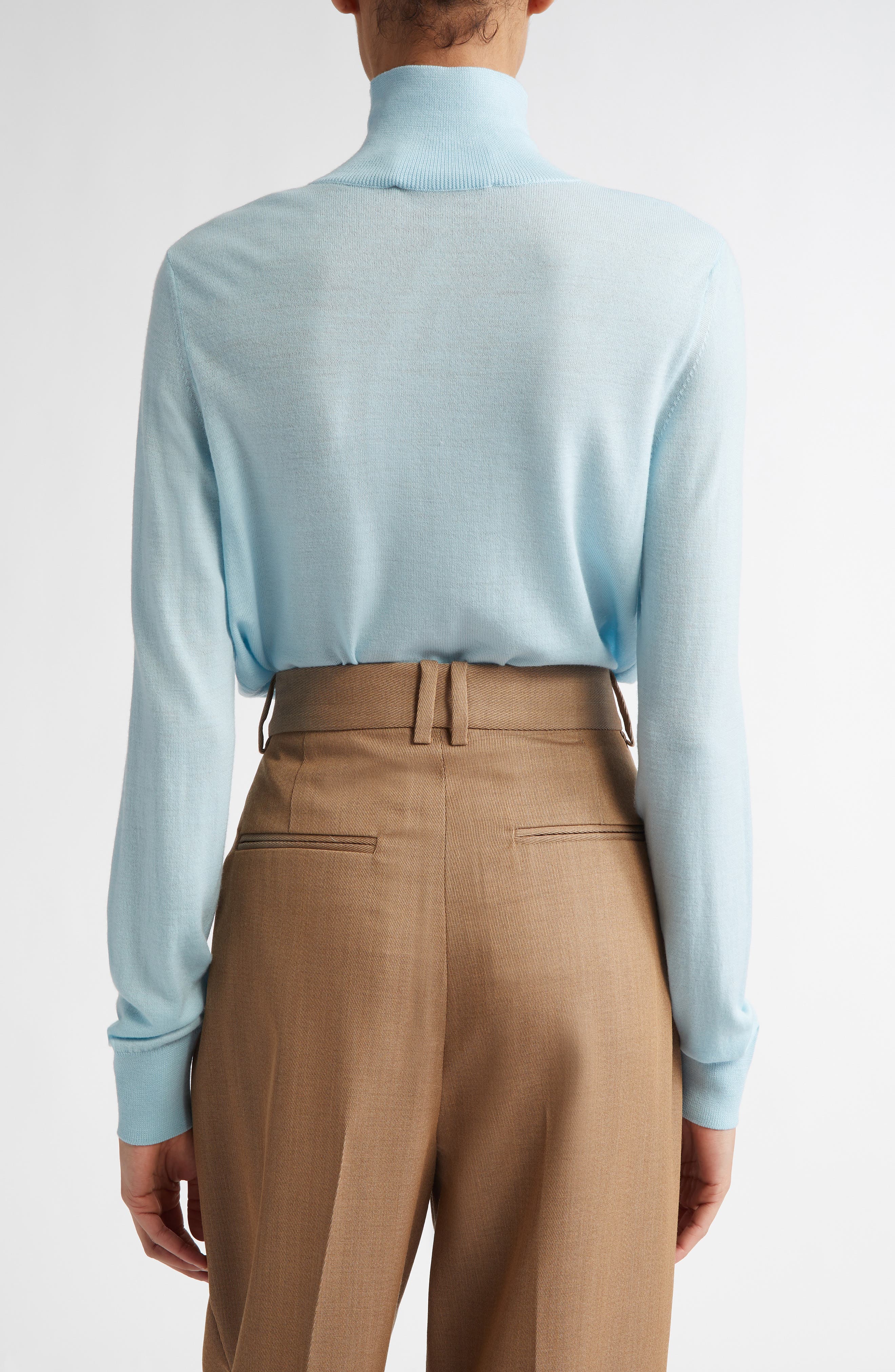 Susan Turtleneck Virgin Wool Sweater - image 4