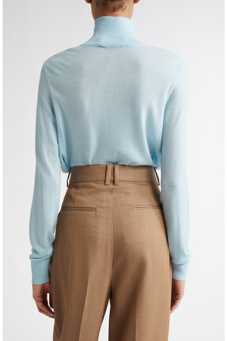 Susan Turtleneck Virgin Wool Sweater, Alternate, color, ARTIC