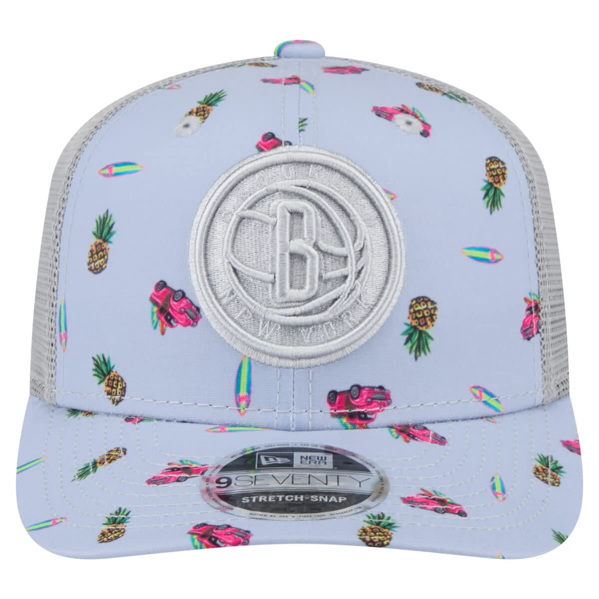 New Era Men's New Era Light Blue/Gray Brooklyn Nets Adventure Aloha ...