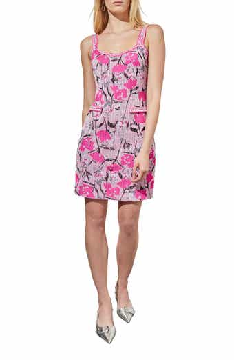 Ming Wang Floral Sheath Minidress