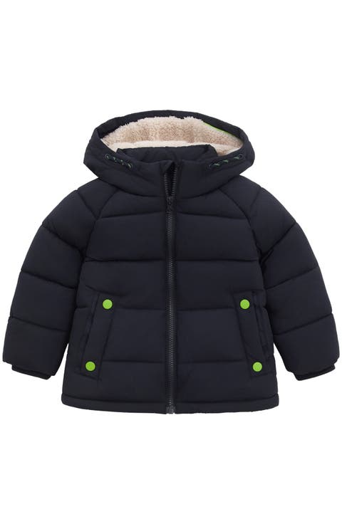 Kids' Ethan Borg Lined Hooded Puffer Jacket