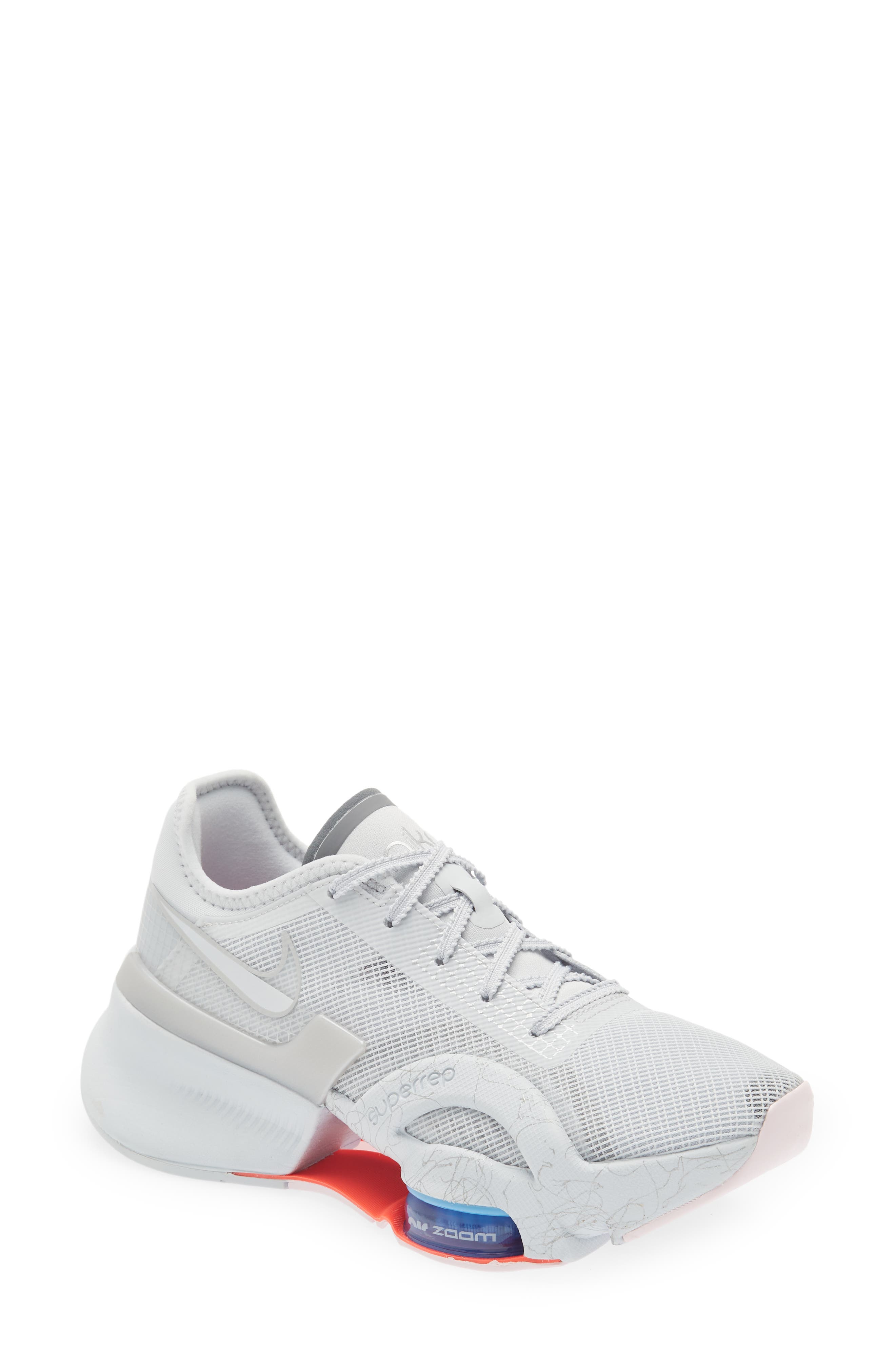 Air Zoom SuperRep 3 HIIT Class Training Shoe, Main, color, PURE PLATINUM/ METALLIC SILVER