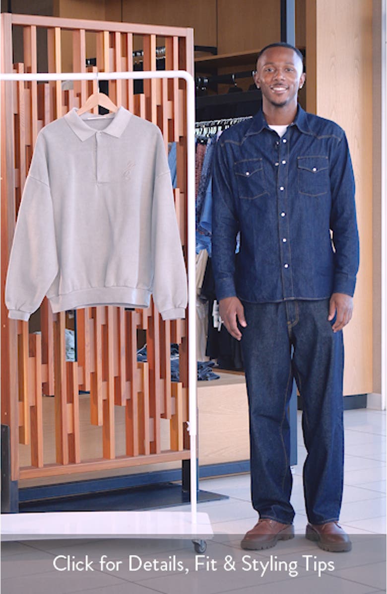 Classic Polo Sweatshirt, sales video thumbnail