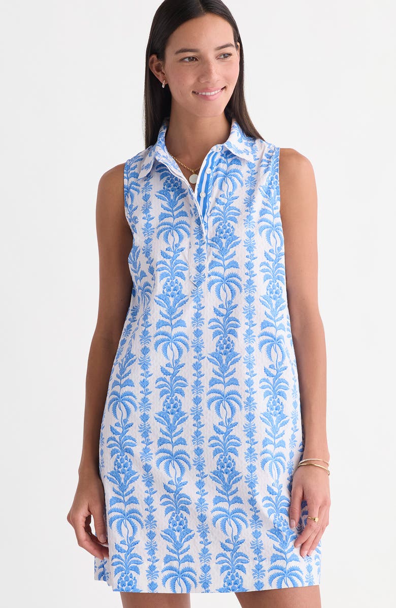 vineyard vines Pippa Harbor Dress, Alternate, color, Breaker Palm Stripe