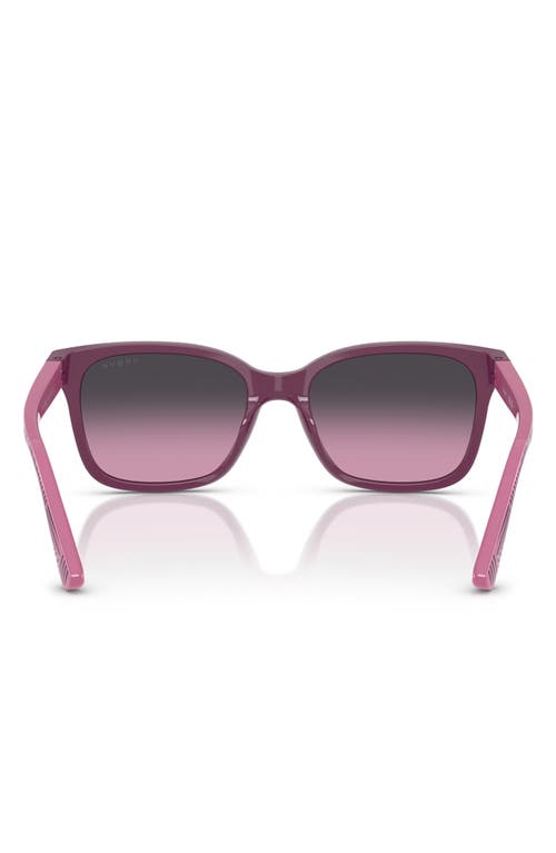 Vogue 49mm Rectangular Sunglasses In Purple