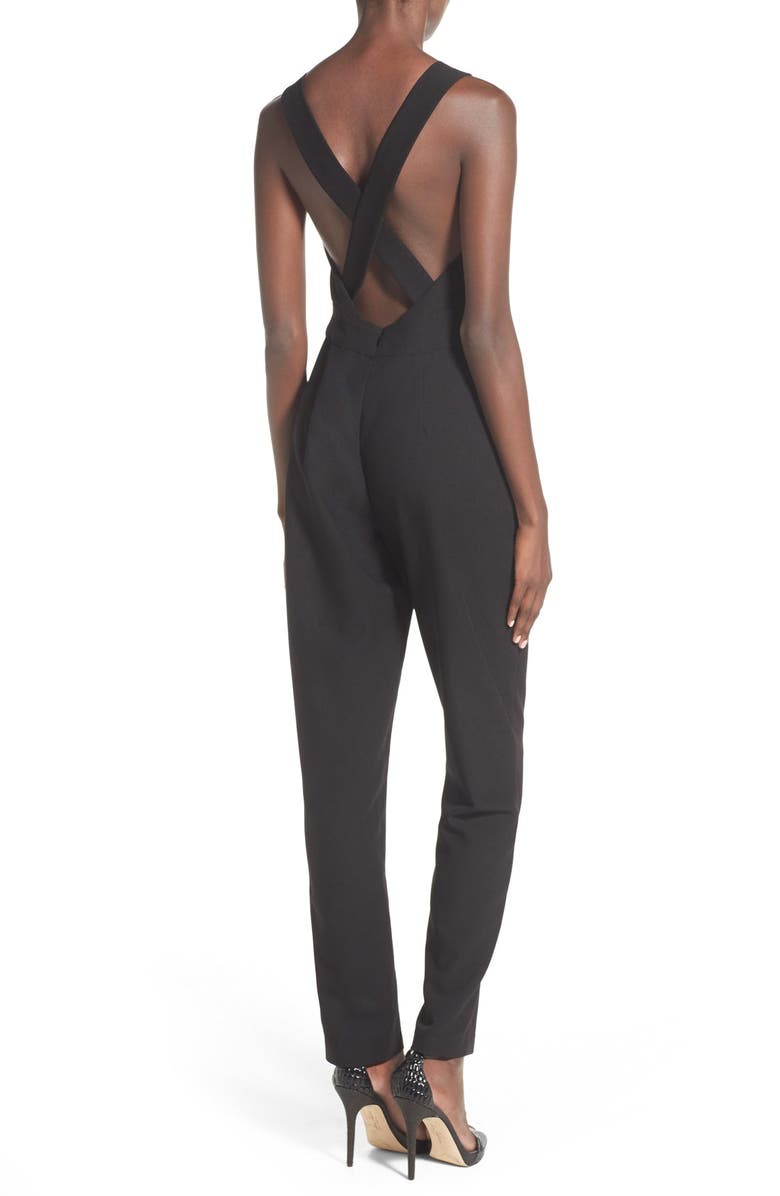 WAYF V-Neck Jumpsuit, Main, color, 