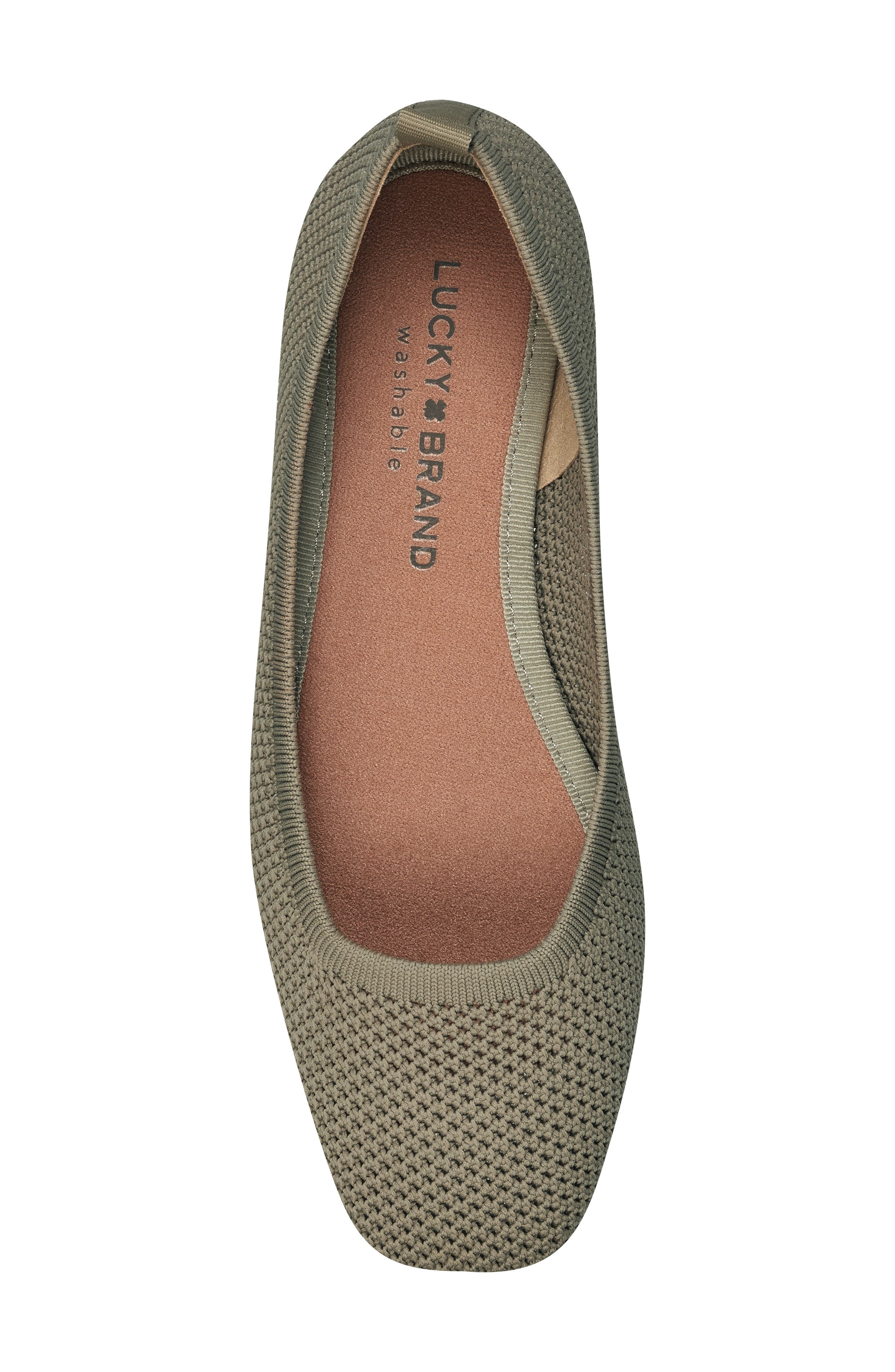 Daneric Ballet Flat, Alternate, color, FOSSILIZED TEXTILE