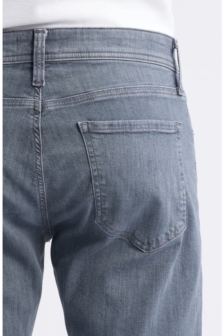 Slim Straight Leg Jeans, Alternate, color, MED GREY DENIM
