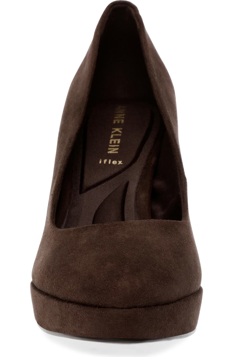 Anne Klein Jael Platform Pump, Alternate, color, Dk Brown Ms