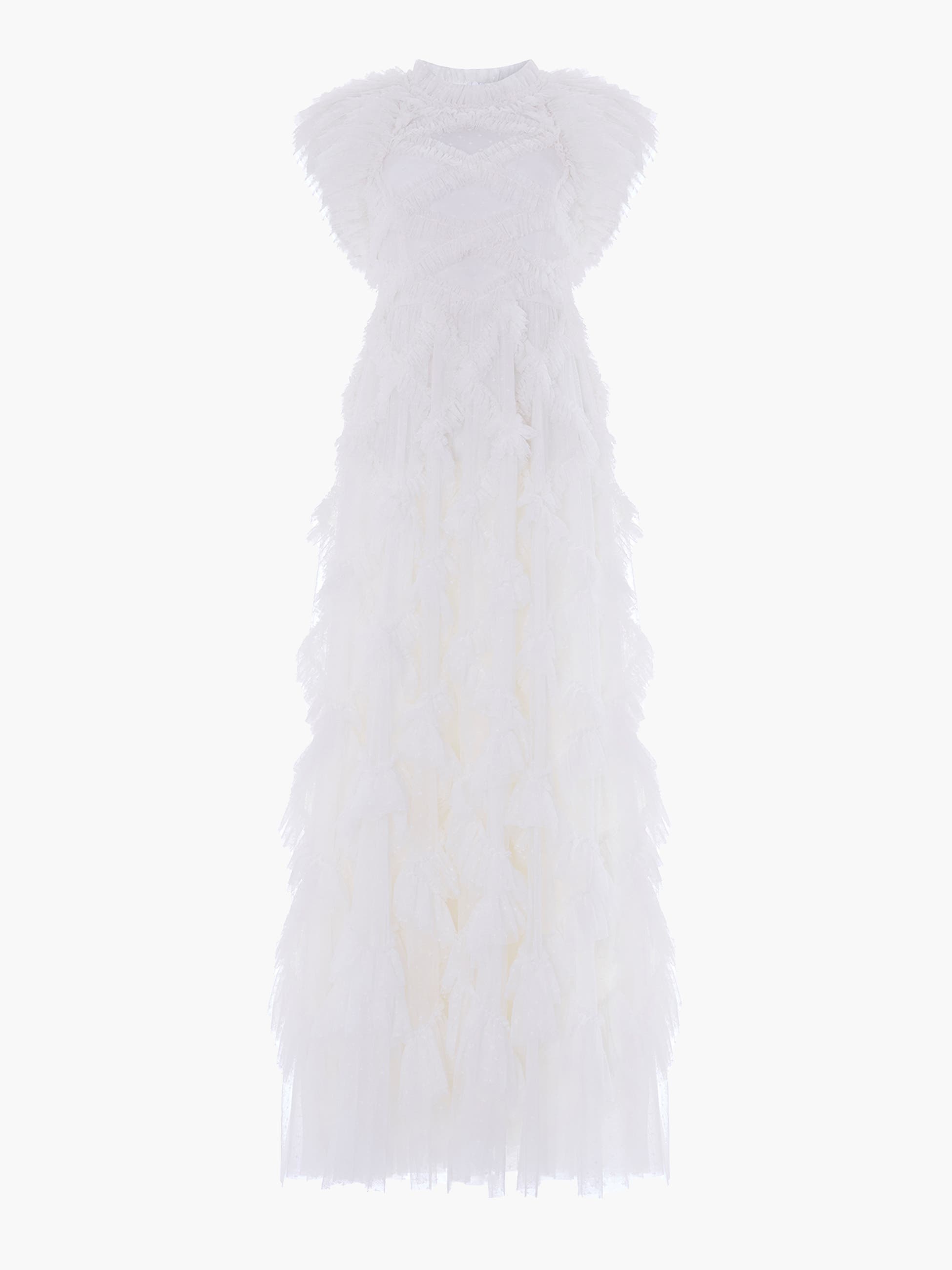 Genevieve Ruffle Short Sleeve Maxi Gown - image 4