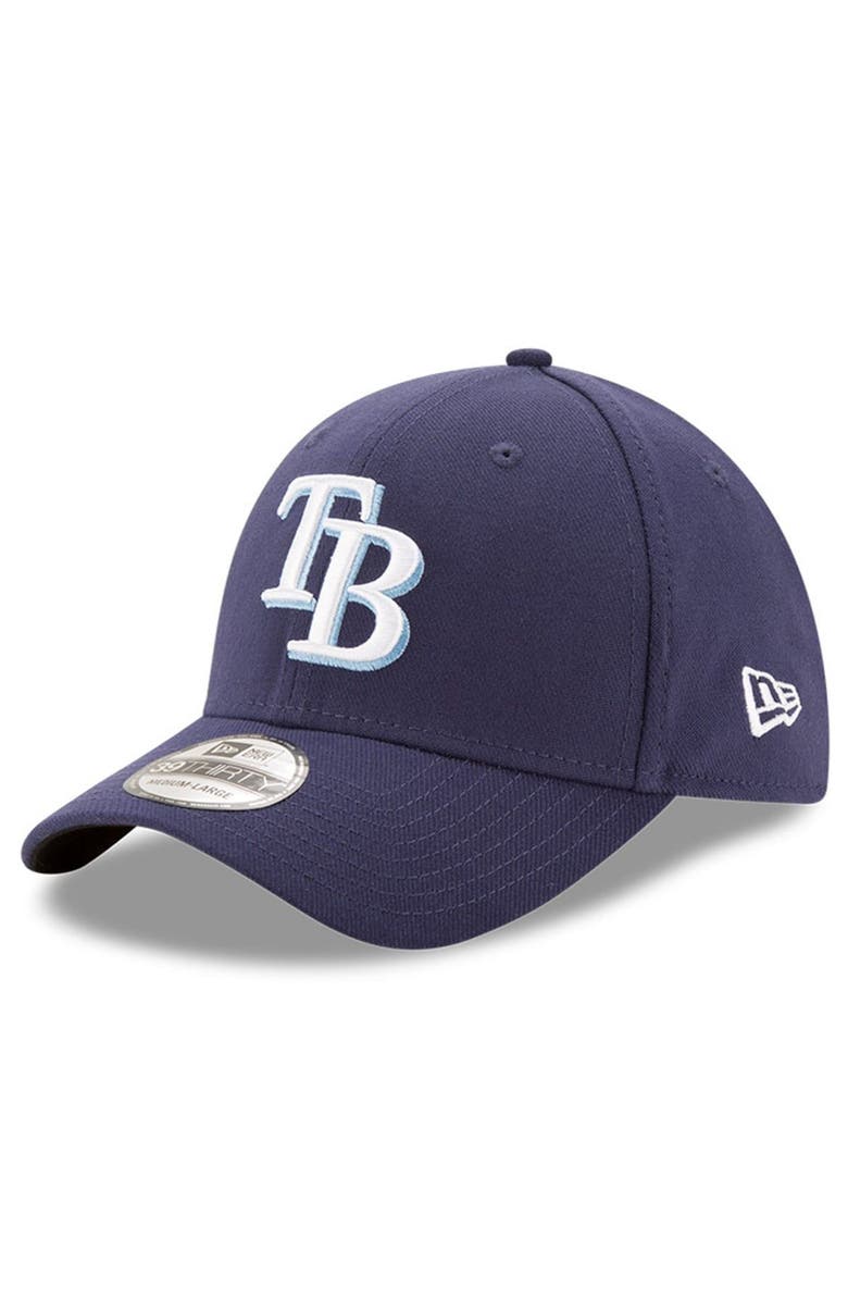 New Era Men's New Era Navy Tampa Bay Rays MLB Team Classic 39THIRTY Flex Hat, Main, color, Navy