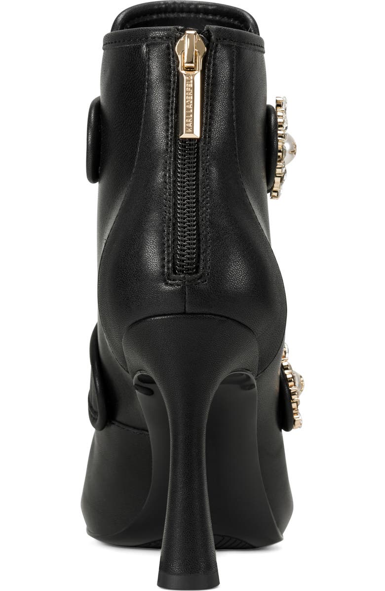KARL LAGERFELD PARIS Dimitra Crystal Embellished Sandal, Alternate, color, Black