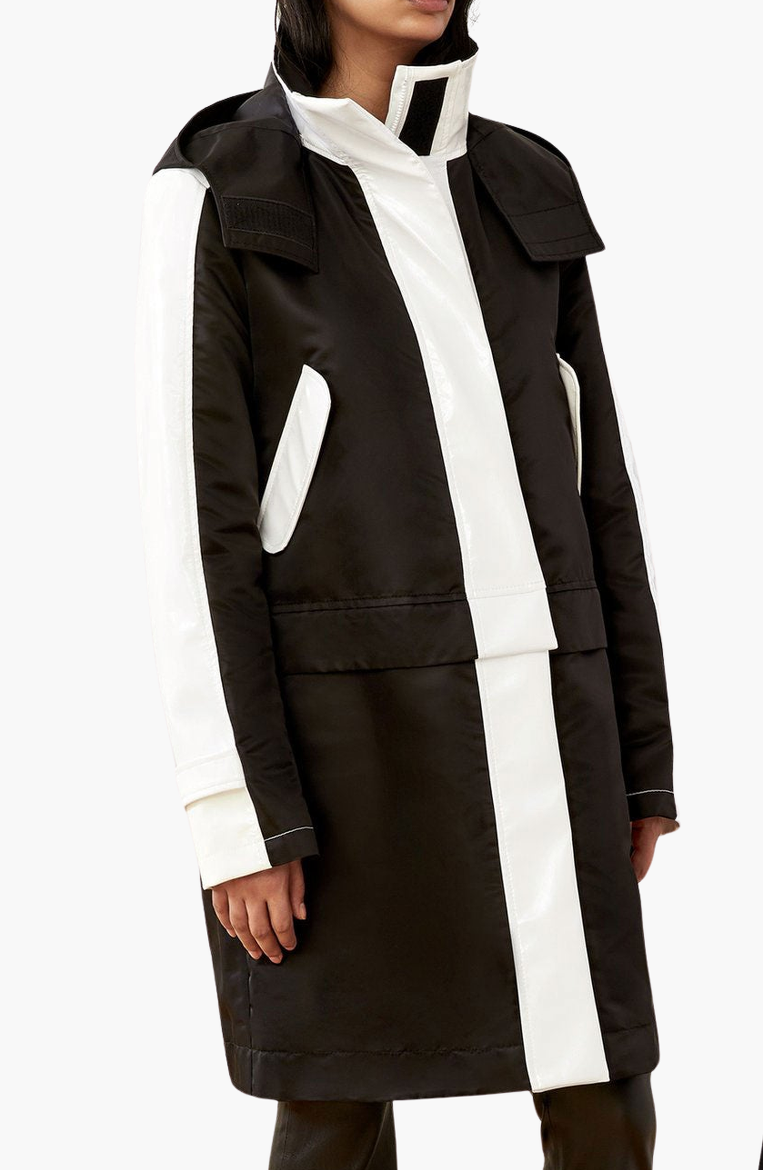 Cotton Water-Resistant Convertible Raincoat