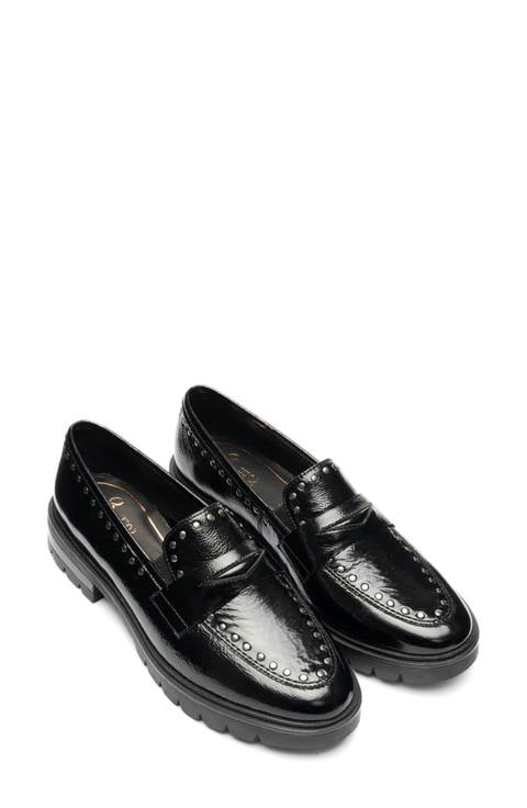 Cardiff Studded Penny Loafer (Women)