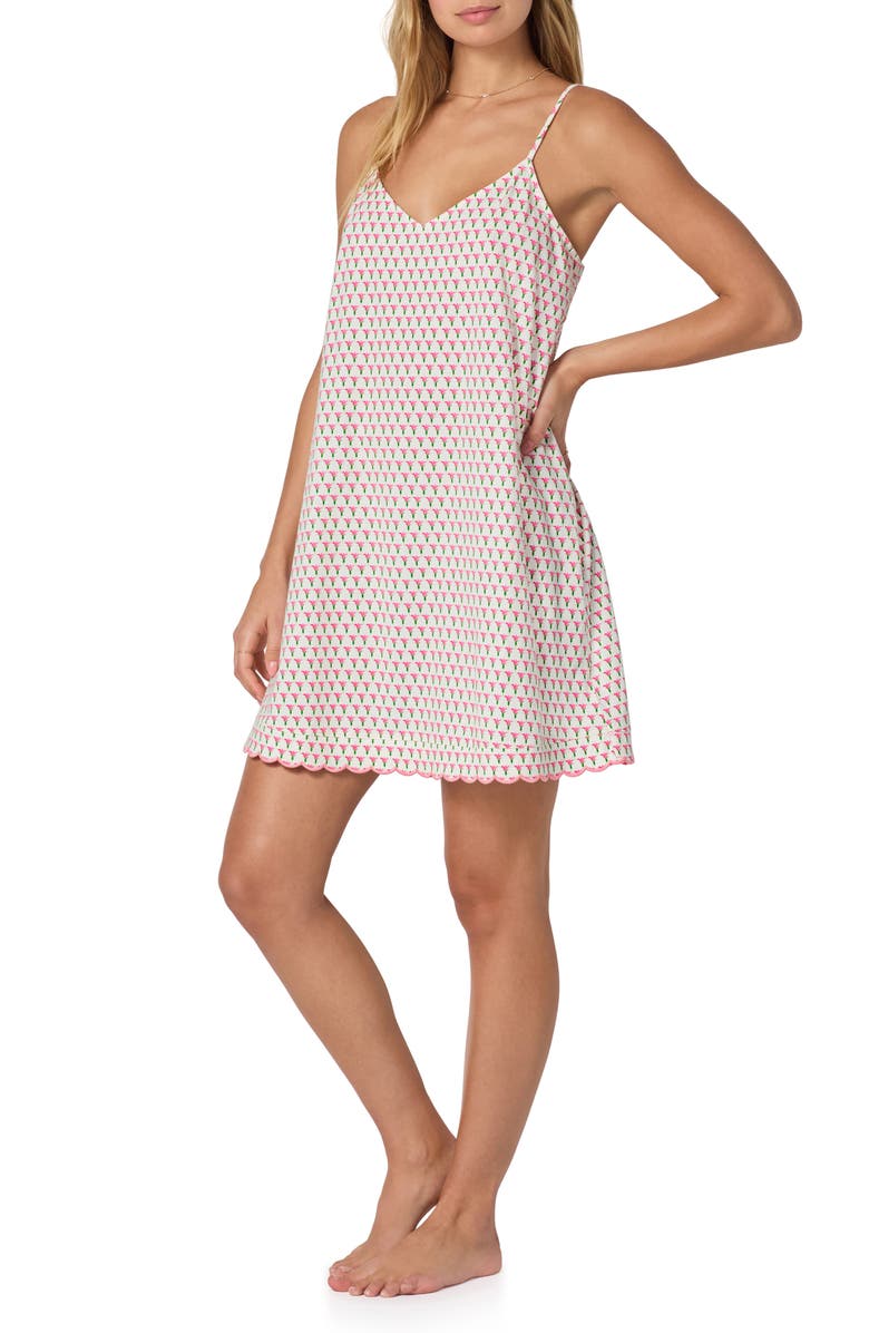 BedHead Pajamas Floral Chemise, Alternate, color, Blossom Geo