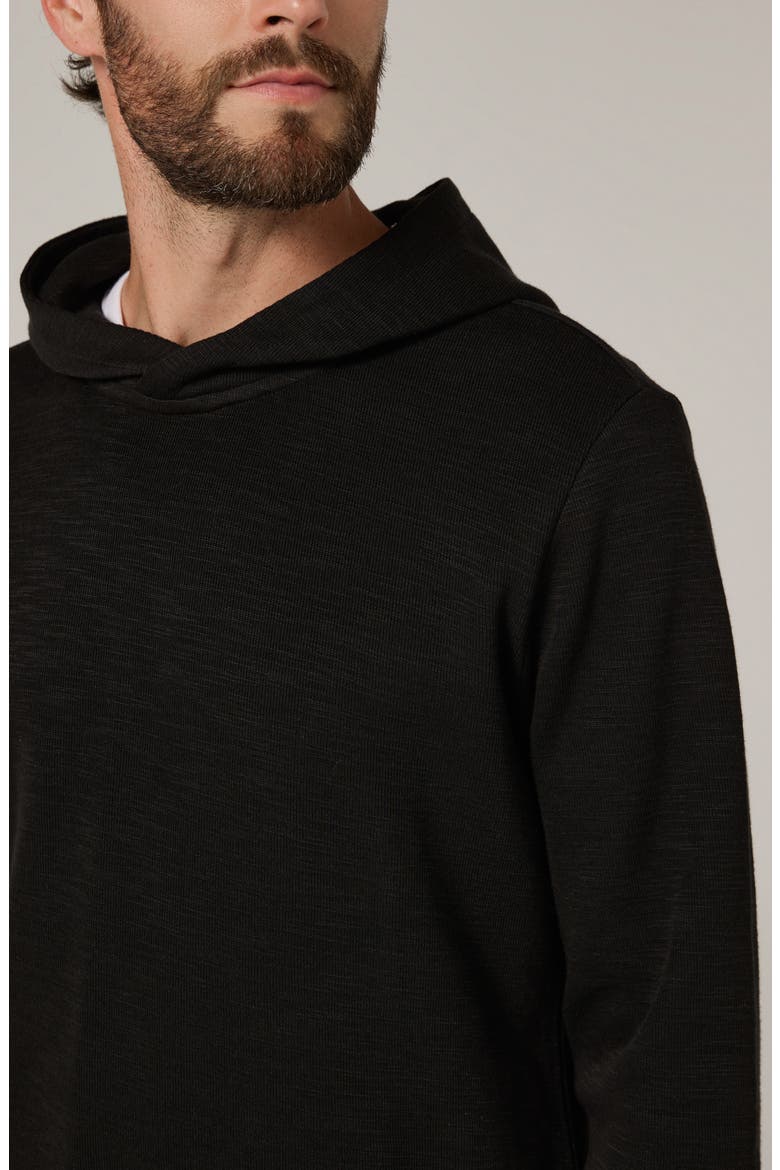 Shoreline Cotton Blend Hoodie, Alternate, color, BLACK