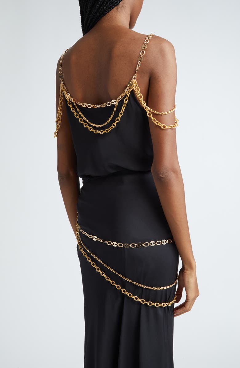 Rabanne Chain Strap Top, Alternate, color,