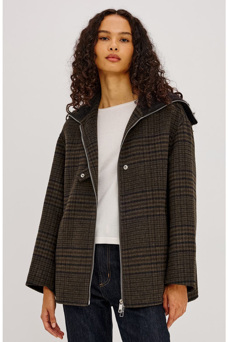 Silves Plaid Wool Blend Jacket, Alternate, color, HIGHLAND PLAID