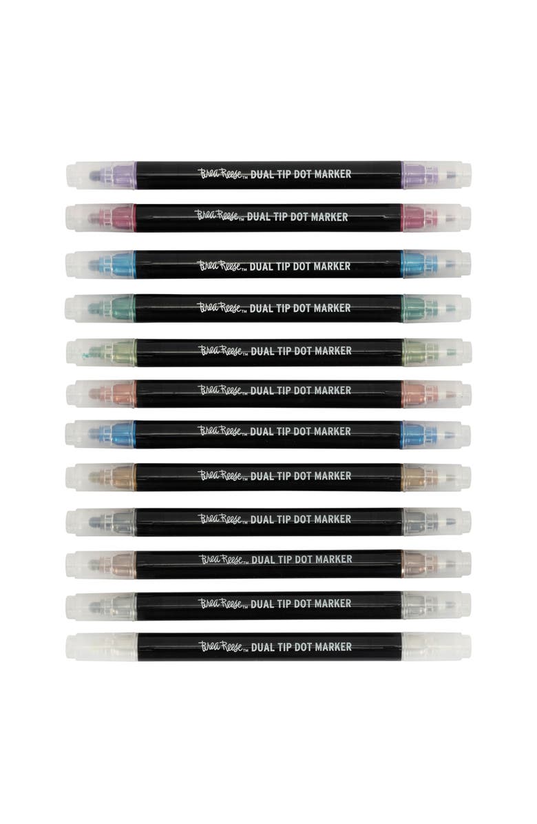 Brea Reese Dual Tip Markers 12Pc, Kids
Adults, Alternate, color, Multicolored
