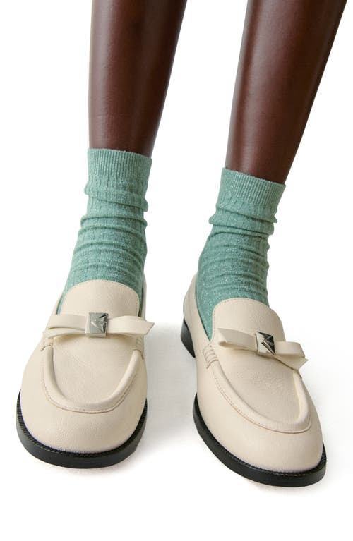 Kate Spade New York Deco Bow Loafer In Neutral