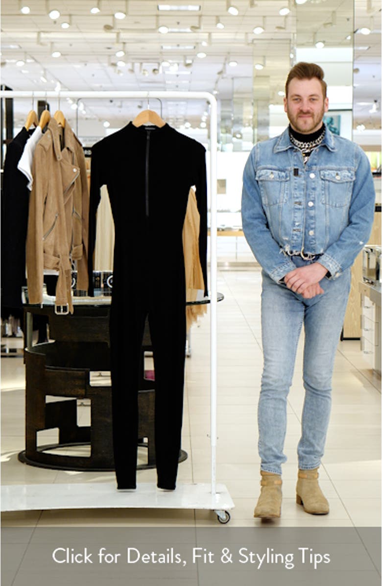 Quarter Zip Jumpsuit, sales video thumbnail