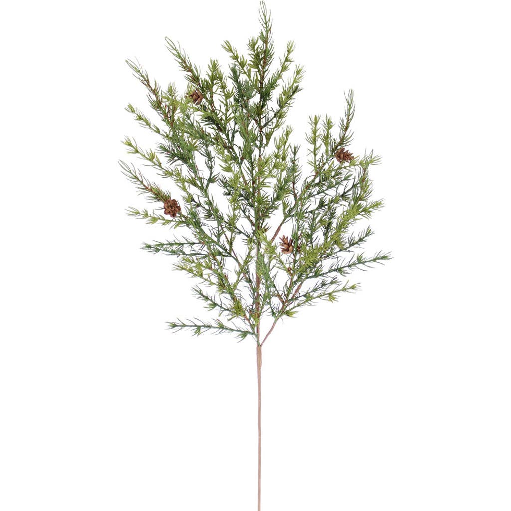 Cg Hunter 36" Artificial Pine Stem With Pinecones In Green