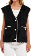 English Factory Premium Faux Shearling Vest