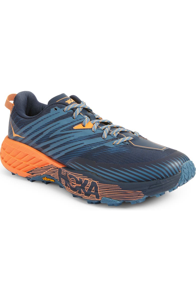 HOKA Speedgoat 4 Trail Running Shoe, Main, color,